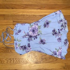 Blue lavender small baby doll forever 21 dress